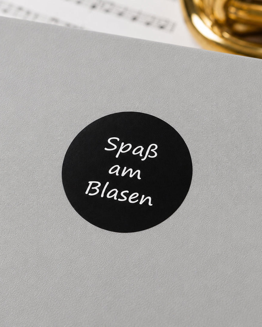Aufkleber in Schwarz