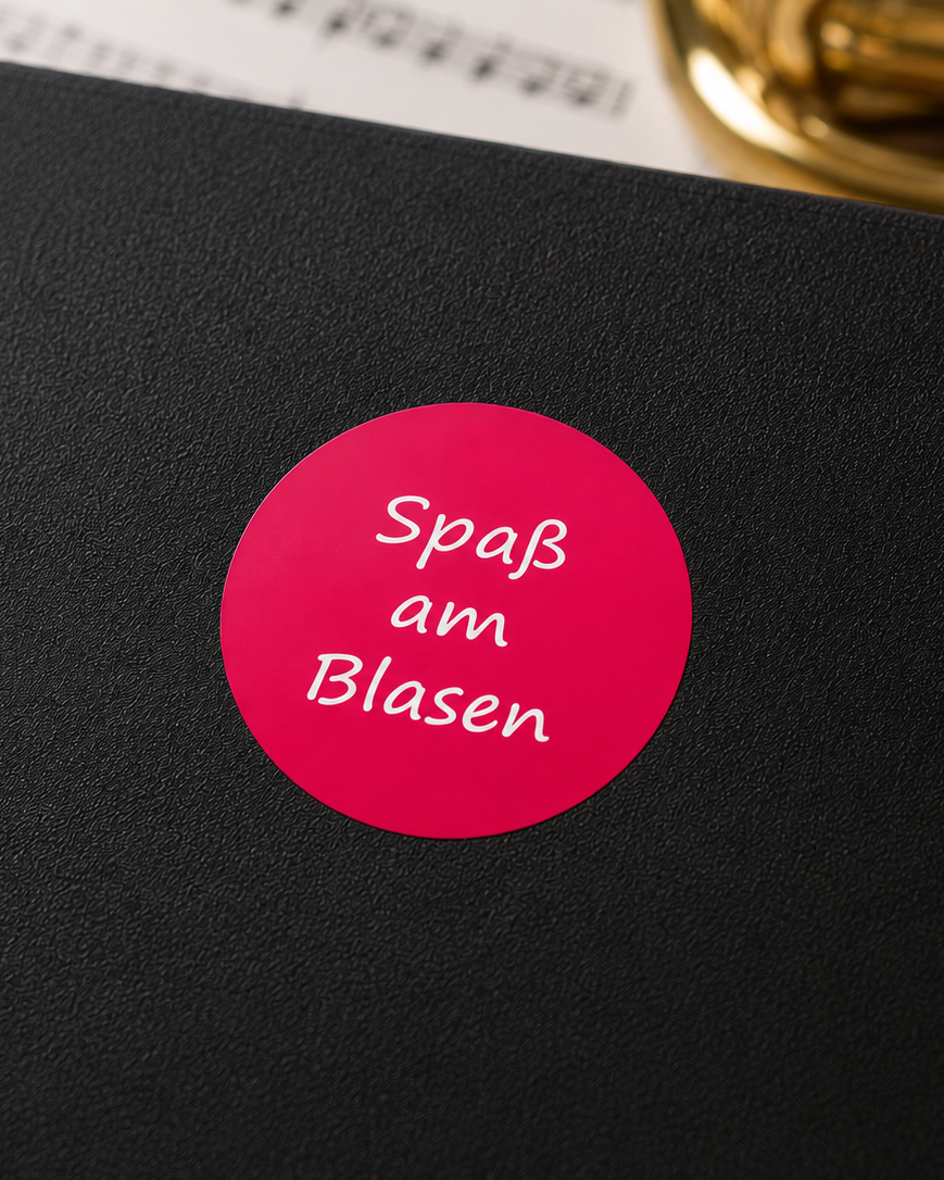 Aufkleber in Pink